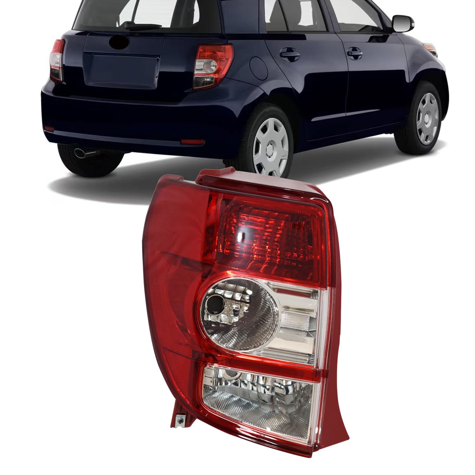 Rear Tail light Compatible with Scion XD Hatchback 2008 2009 2010 2011 2012 2013