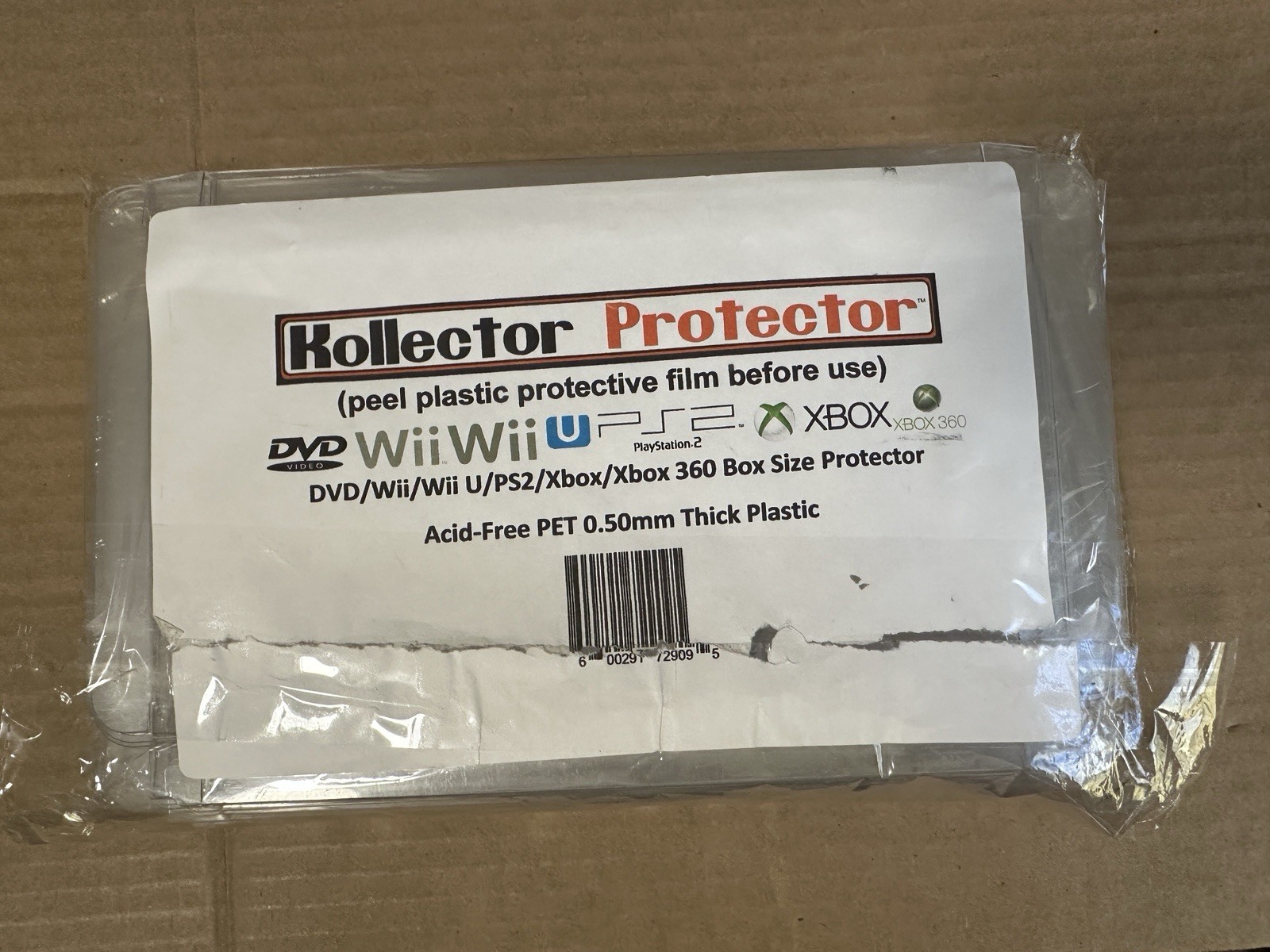 Lot Of 25 DVD Xbox Standard Case Clear Plastic Protective Box Protector Sleeve