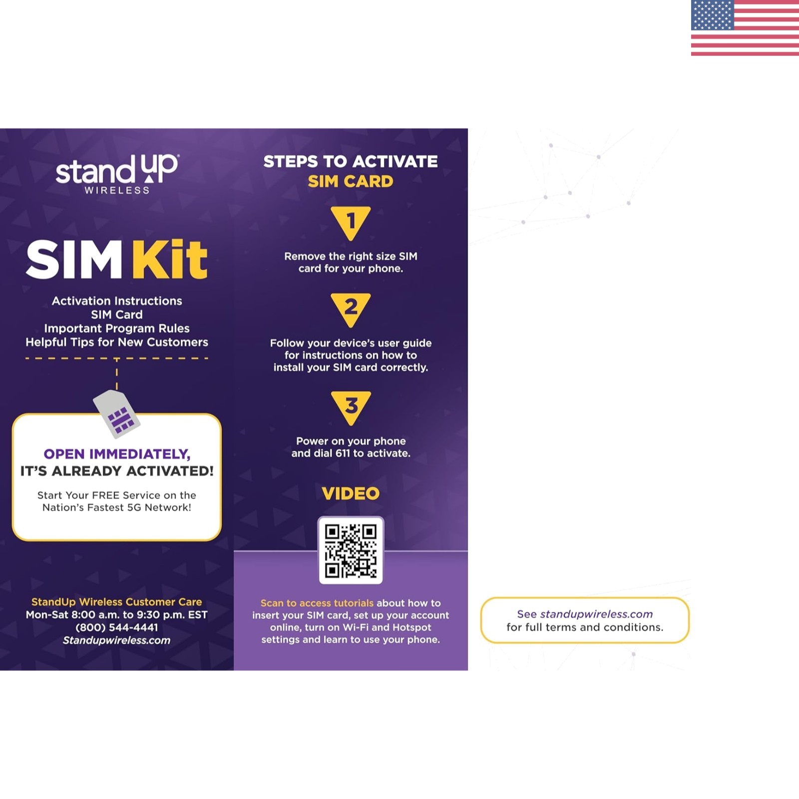 Unlock Your 5G Experience: StandUp Wireless Activation Kit with Multi-SIM