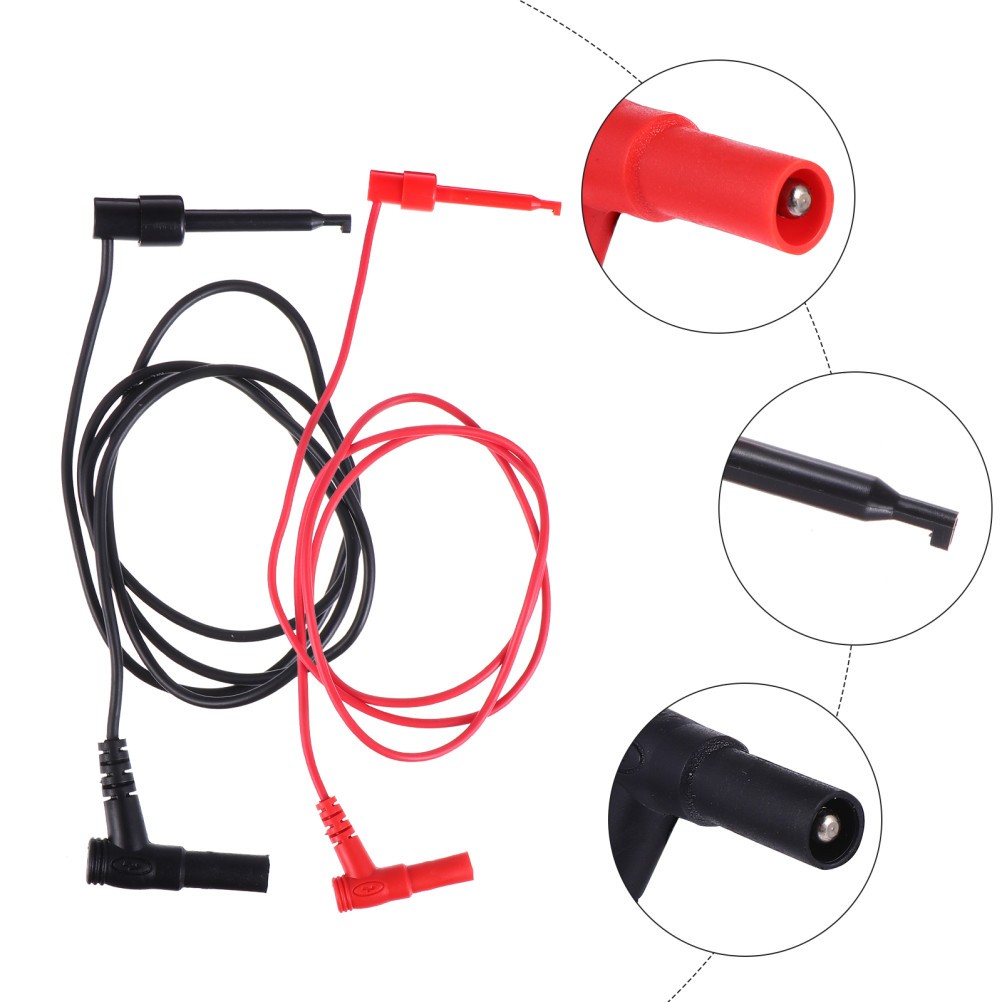 2pcs Multimeter Electronic Test Lead Kit Multi Meter Tester Lead Probe Cable