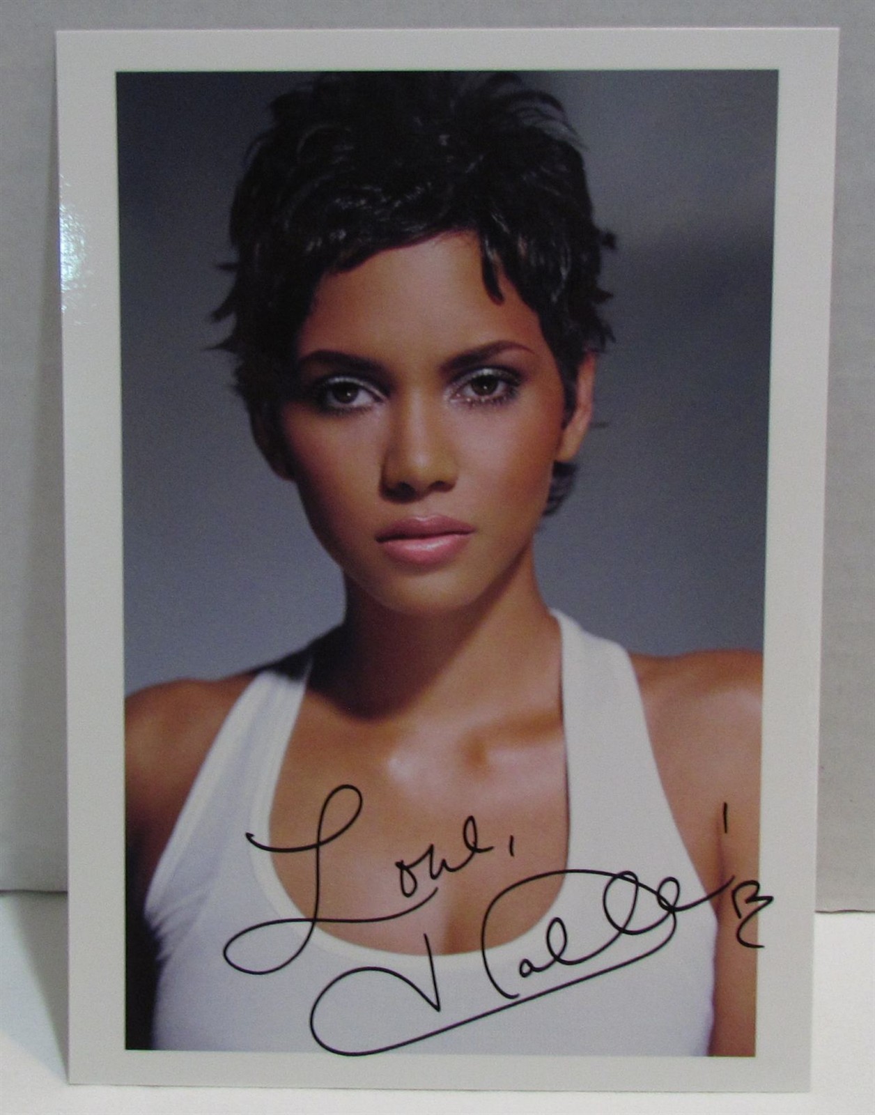 Halle Berry Facsimile Autographed Photo 