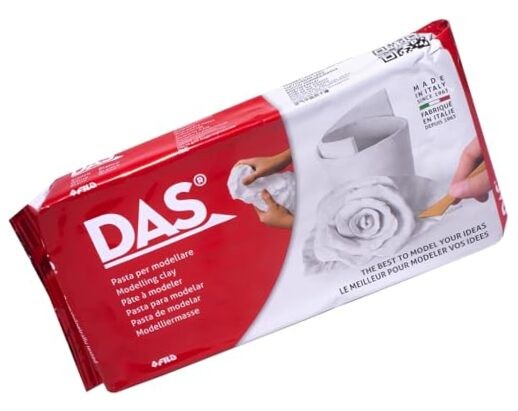  Air-Hardening Modeling Clay. Block, White Color (387500) 2.2 Lb 2.2 Lb. White