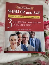 SHRM CP and SCP Test Prep Book Second Edition for 2020 2021