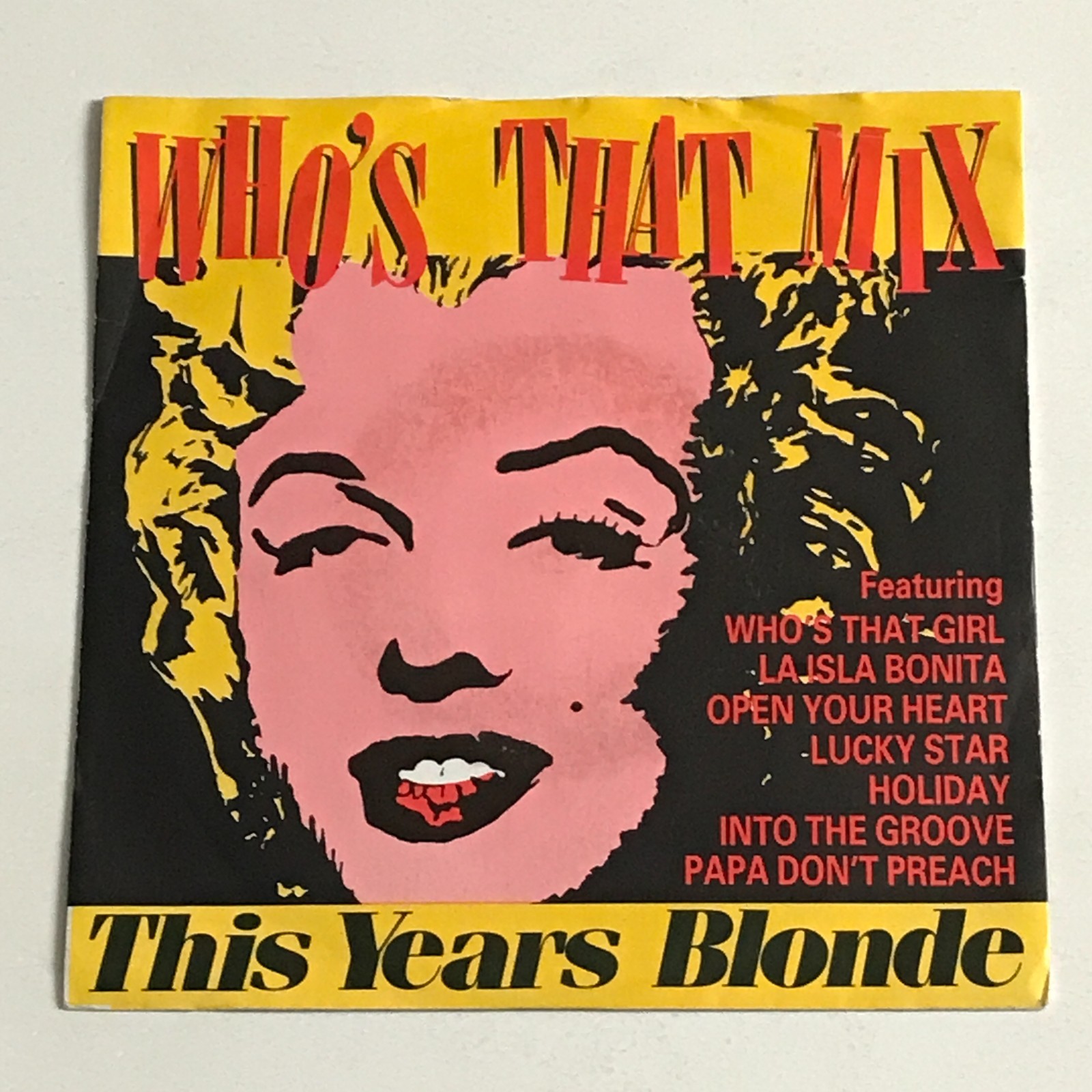 This Year's Blonde - Who's That Mix 7" Vinyl Record A1/B1 - DEBT 3034 VG+/VG+