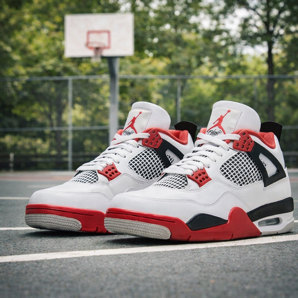 MEN Jordan 4 Retro – Fire Red (2020) - All Size US 7-12