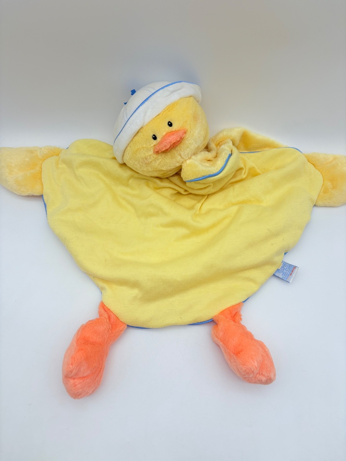 Baby GUND little Quack Ups Duck Lovey Security Blanket Yellow Baby Plush Nursery