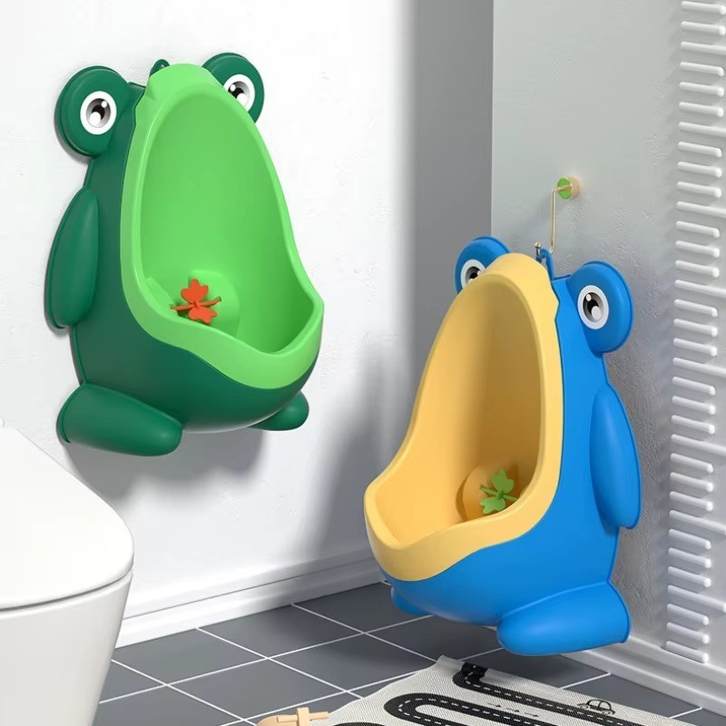 Toddler Frog Urinal Wall Mounted Potty Training Toilet for Baby Boys Pee