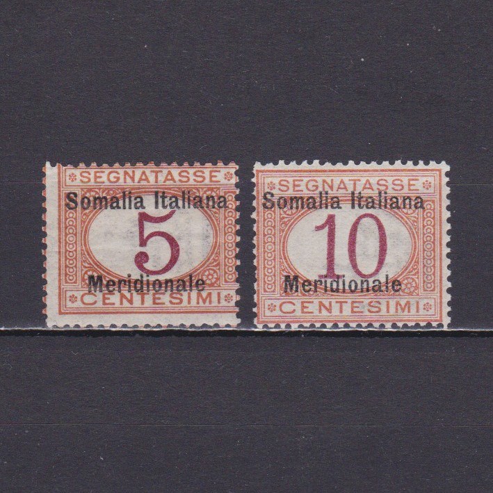 ITALIAN SOMALILAND SOMALIA 1906, Sc# J1-J2, CV $101, part set, MH