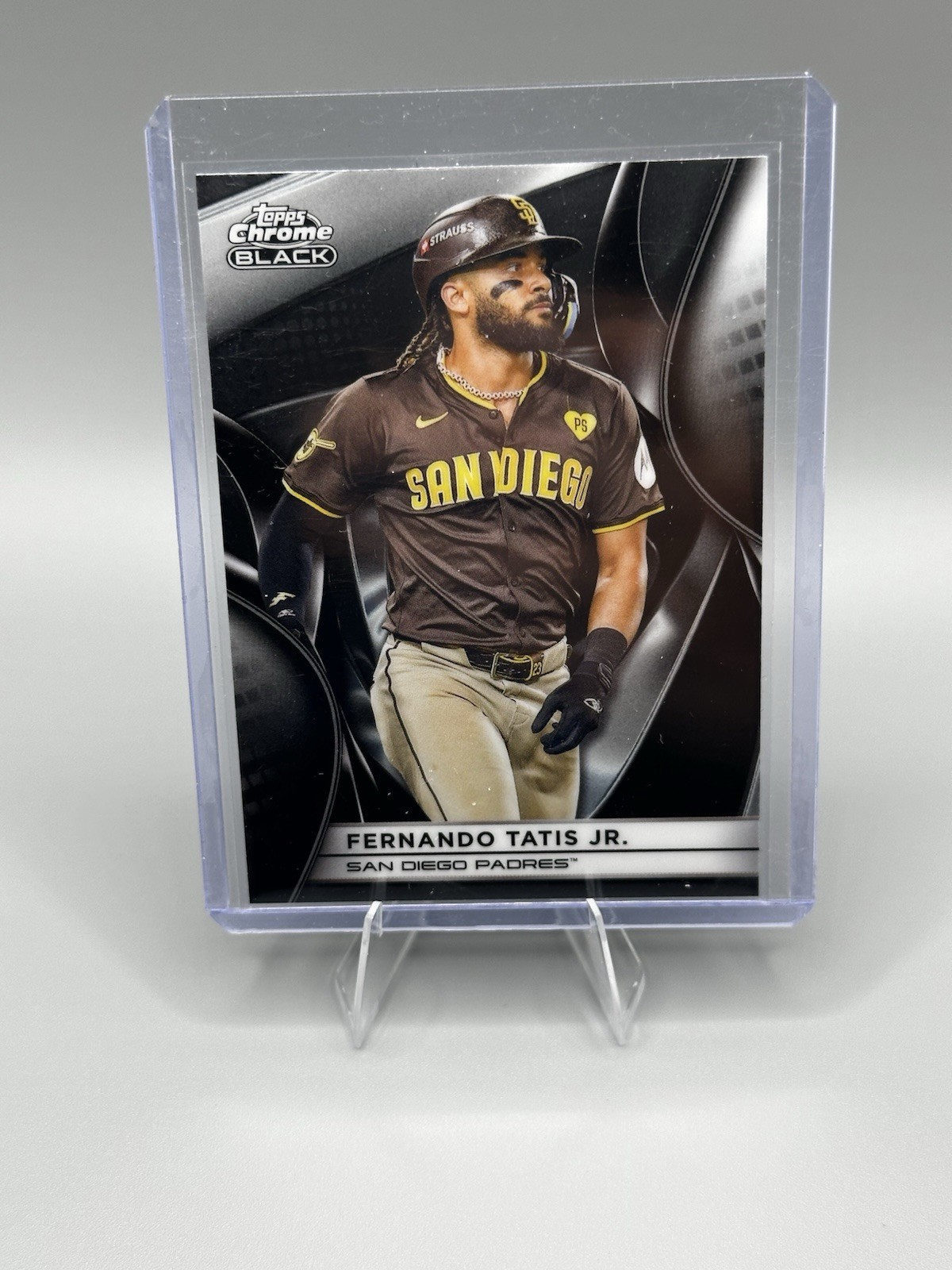 Fernando Tatis Jr. 2025 Topps Chrome Black #55 San Diego Padres Base Set