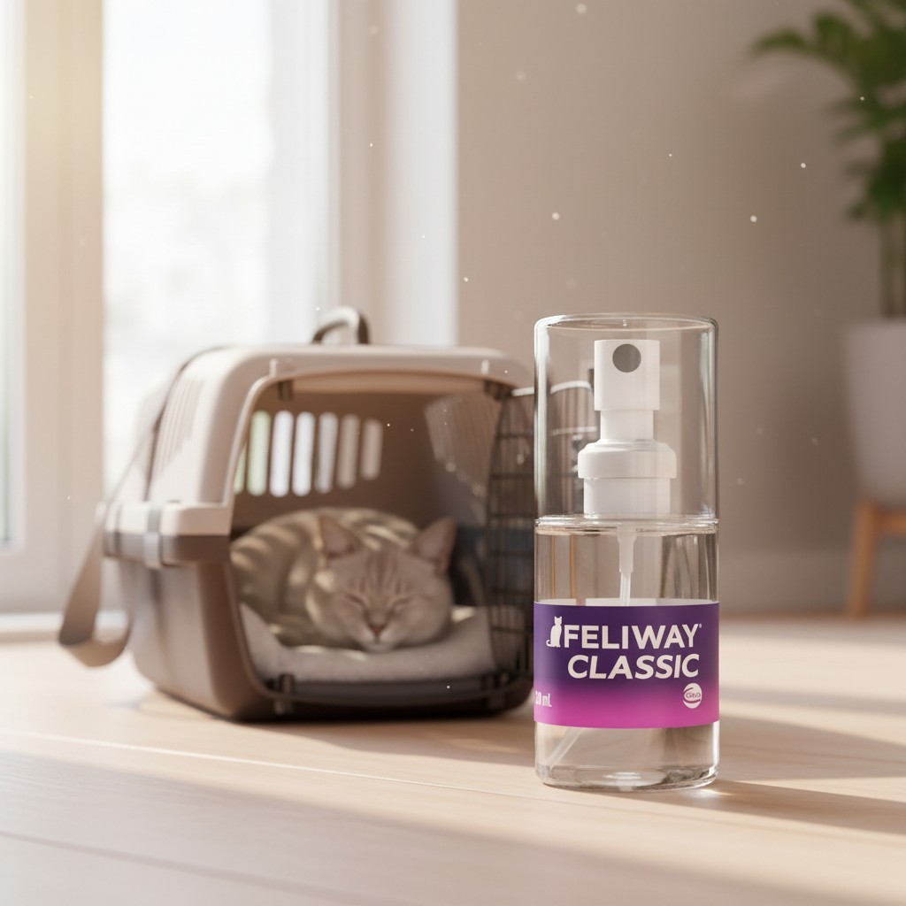 Classic 20mL Cat Pheromone Spray for Stress Relief - Encourages Calm Behavior