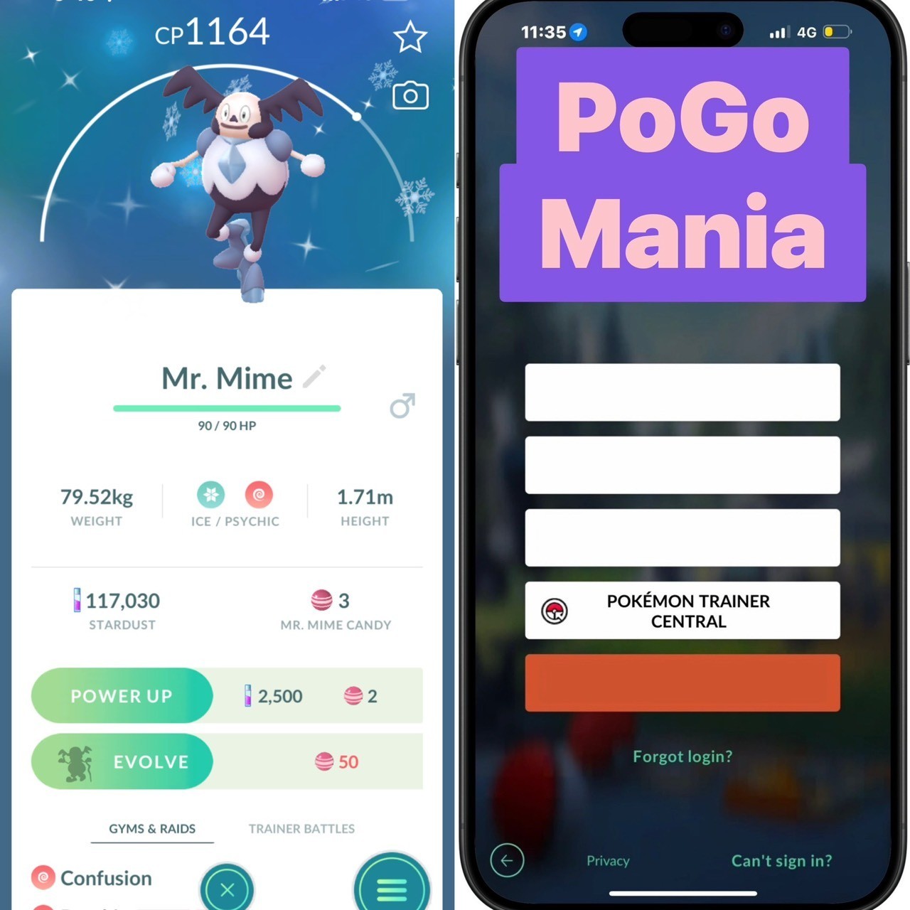 Shiny Galarian Mr. Mime✨mini PTC 20k✨(read description)