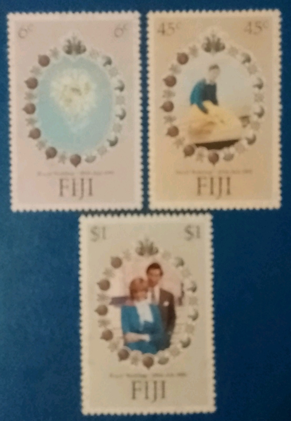 Fiji 1981. Royal Wedding. Mint Unhinged.