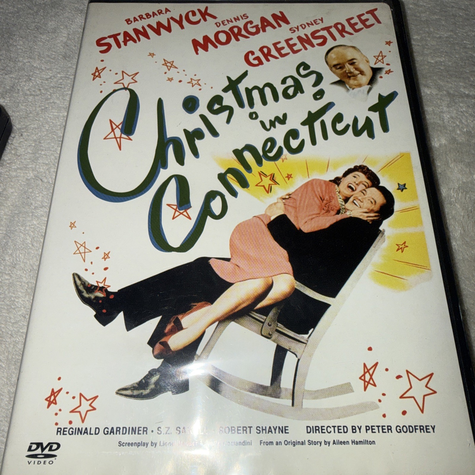 Christmas in Connecticut DVD 1945 Release, Barbara Stanwyck