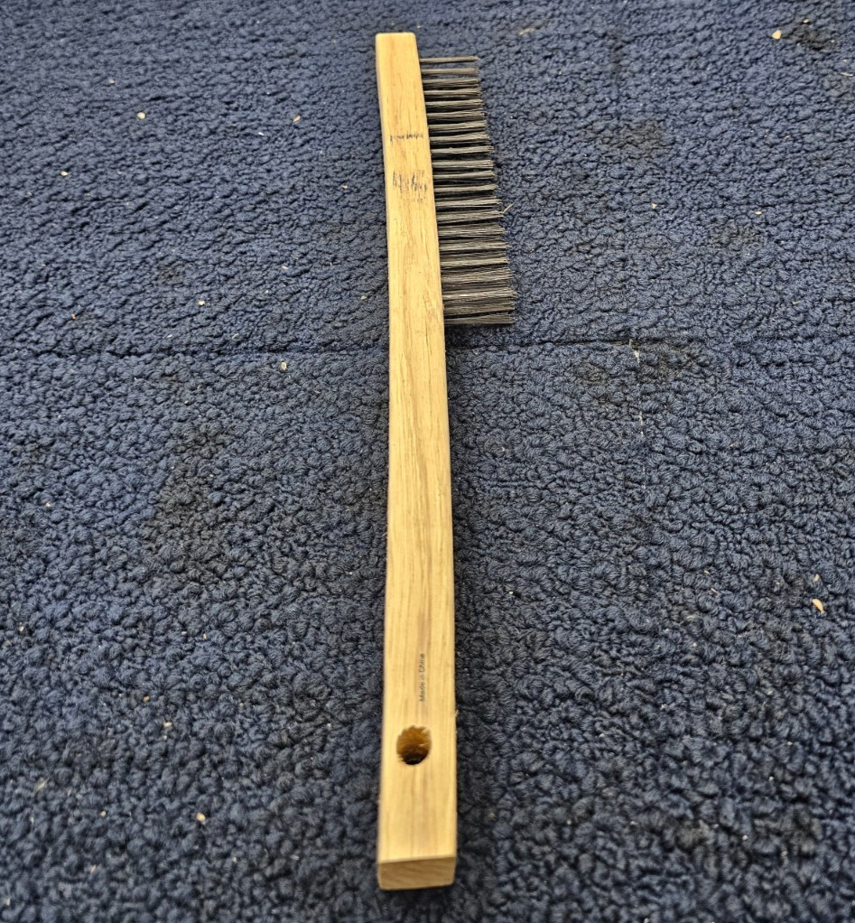 (QTY 12) Prostar PRS53049 Economy Curved Handle Scratch Brush Steel Fill