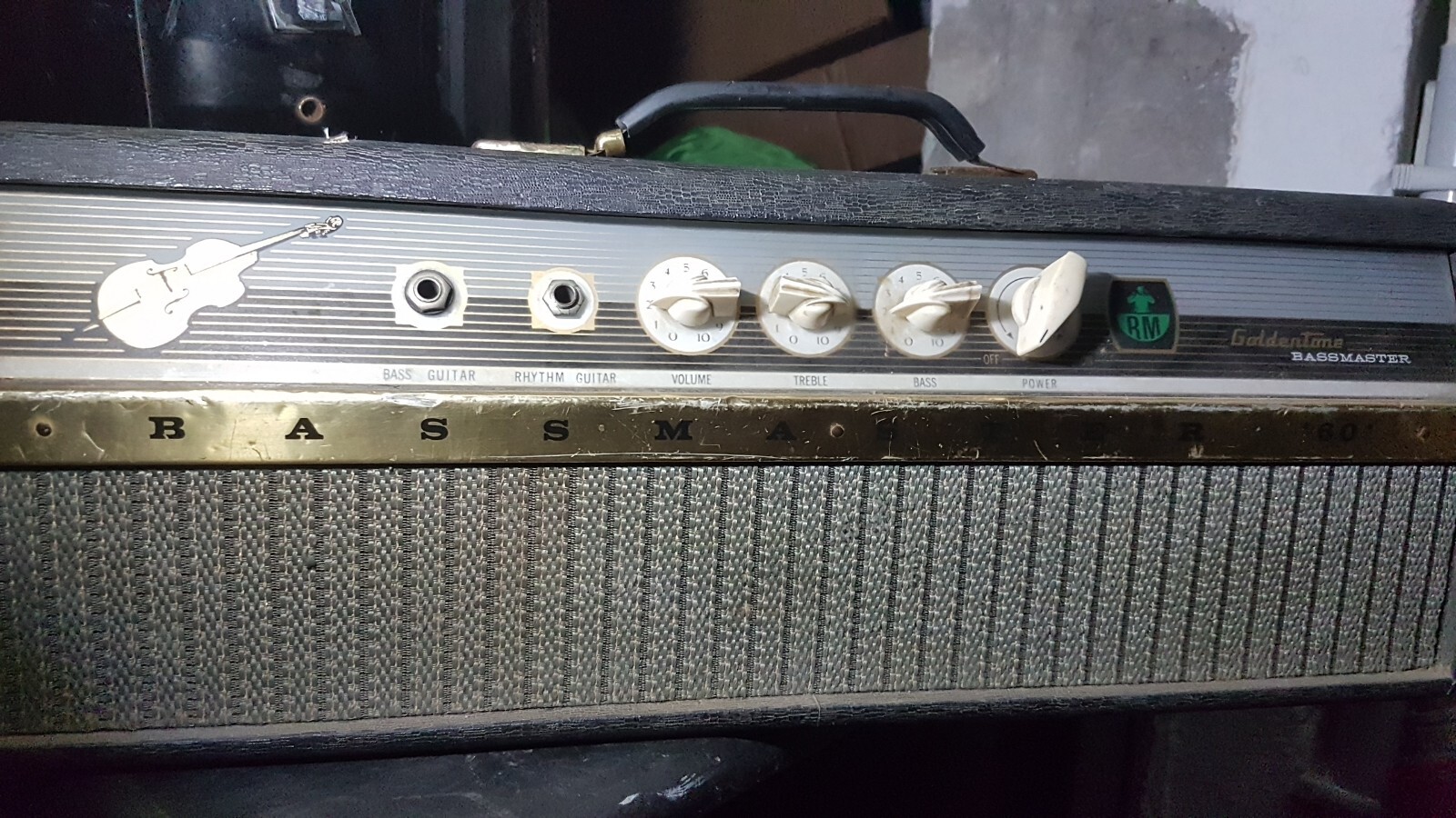 60's ROSE MORRIS GOLDENTONE BASSMASTER TUBES AMP - made in AUSTRALIA