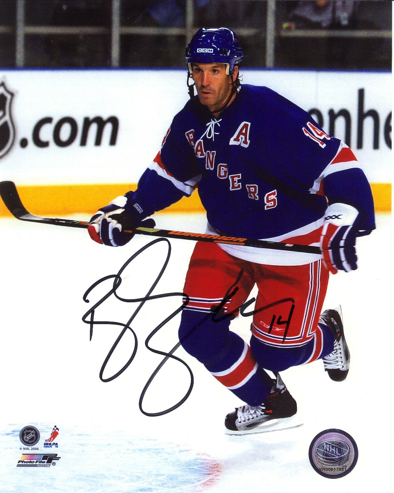 BRENDAN SHANAHAN - NY RANGERS Autographed Signed 8x10 Reprint Photo !!
