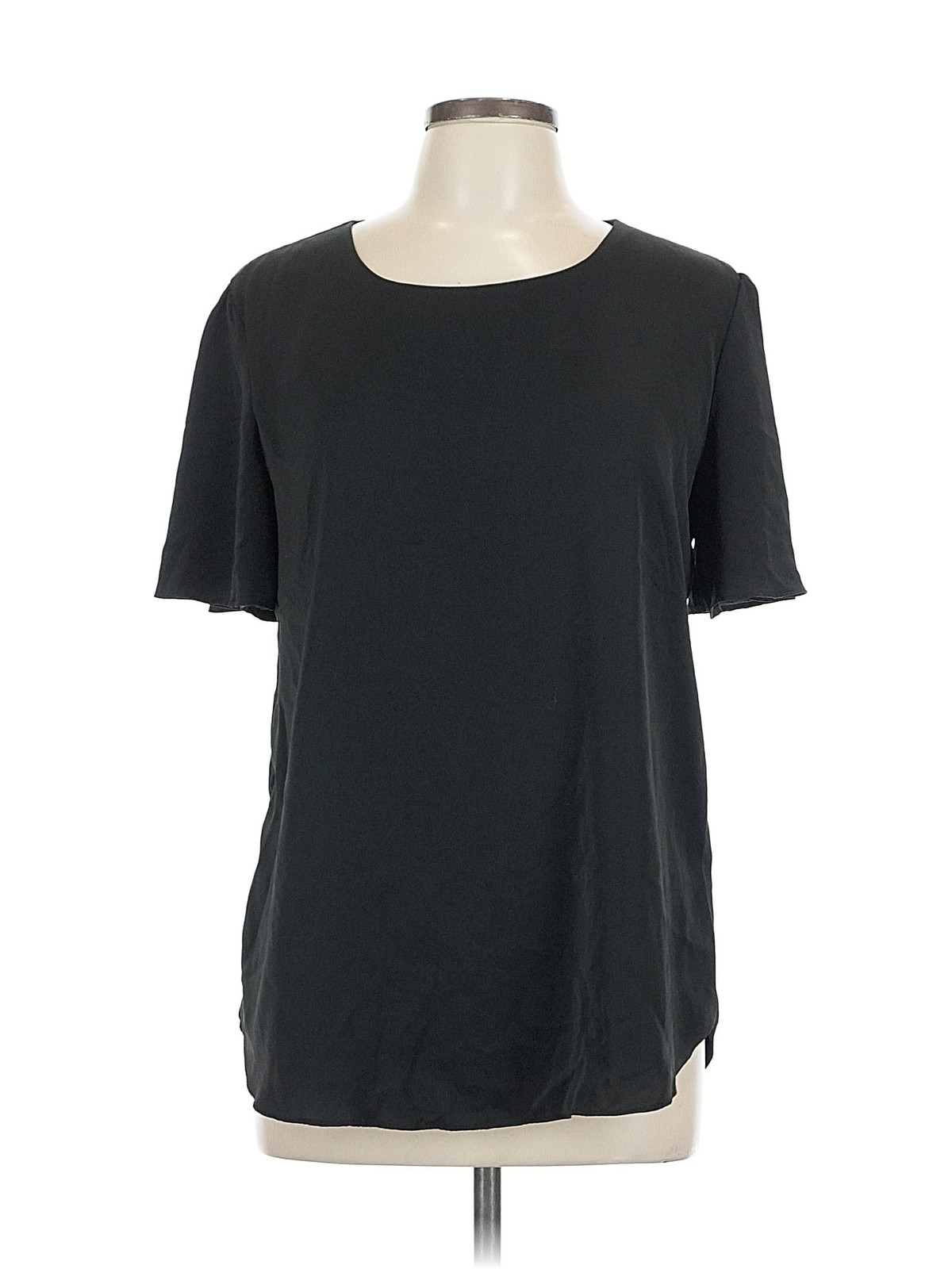 Taohuadao Women Black Short Sleeve Top L