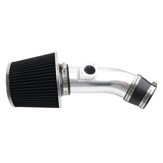 Cold Air Intake Kit Silver T-304 Aluminum with Black Mazda3 Mazda6 2014-2016