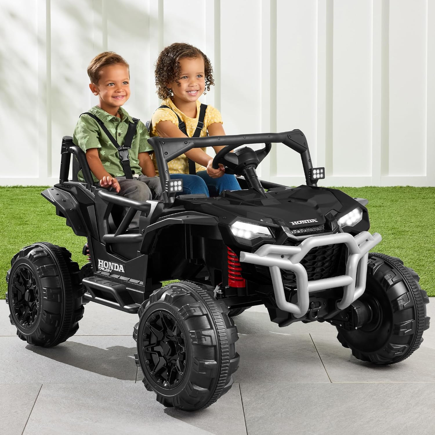 Kids 24V 2-Seater Electric Ride on UTV Officially Licensed Honda Talon W/Parent 