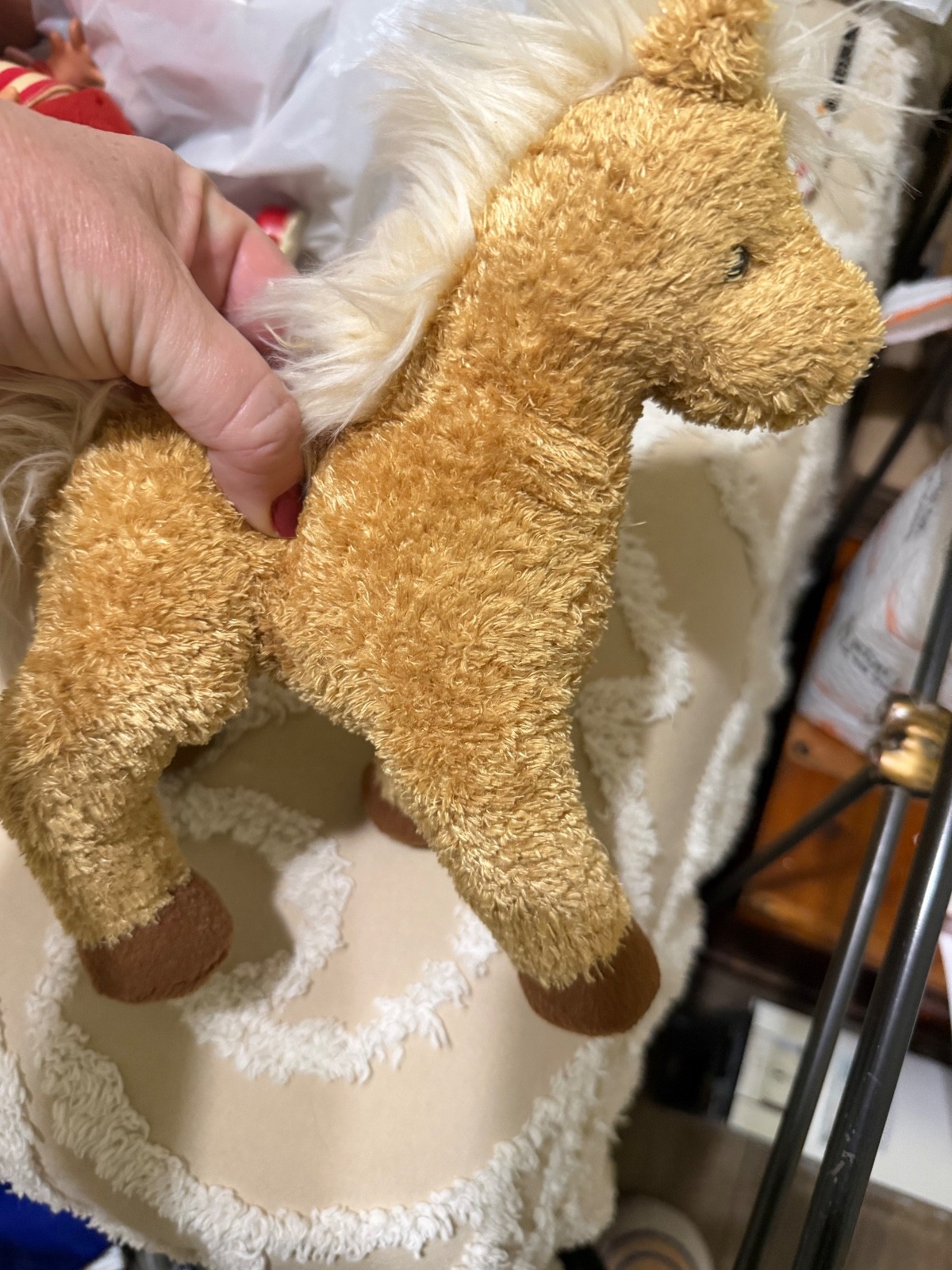 Douglas Cuddle Toy horse plush toy.