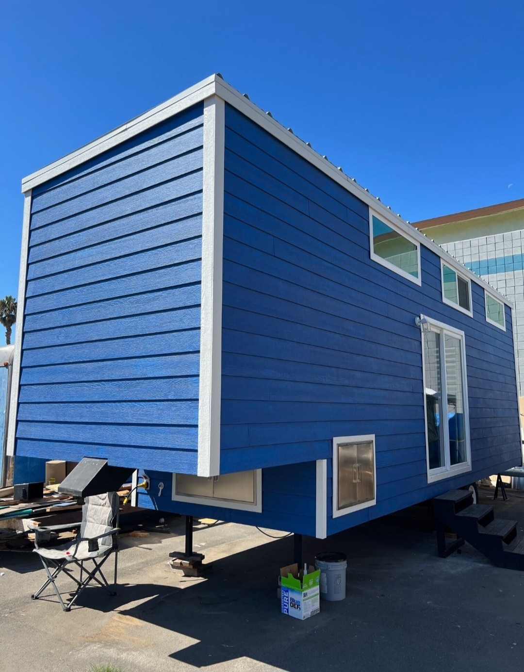 Tiny house for sale on wheels 9 x 30 MODERN CARAVAN DUAL LOFT  READY TO SHIP