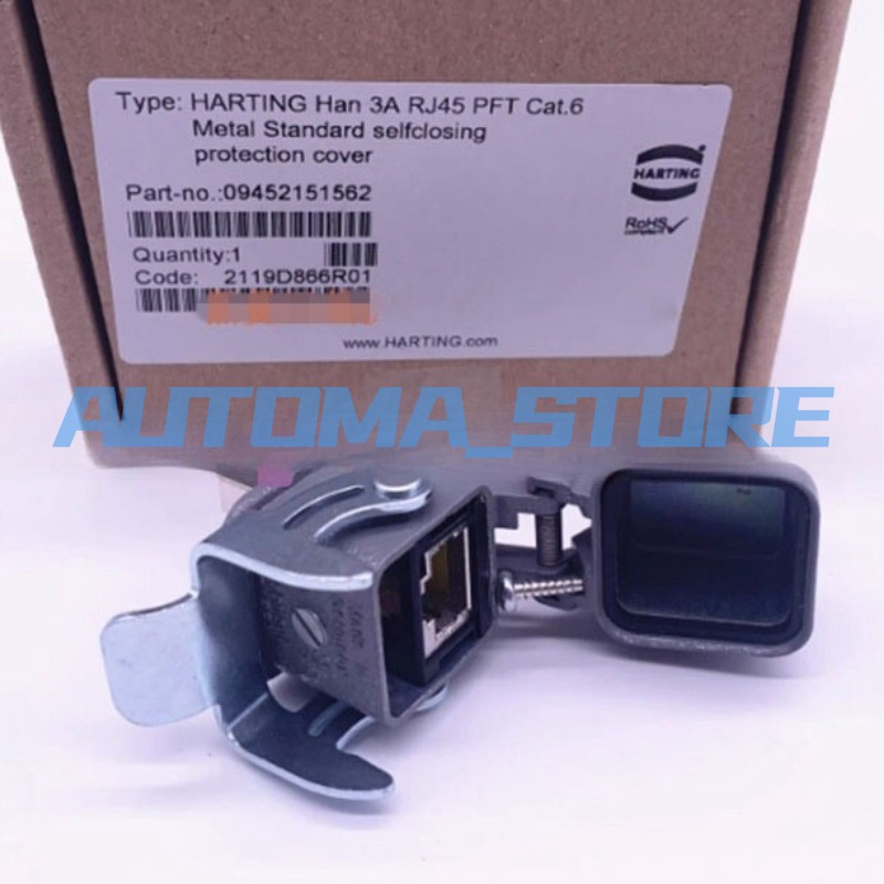 1X 09452151562 network cable female HAN-3A-RJ45-PFT-cat.category 6 network port