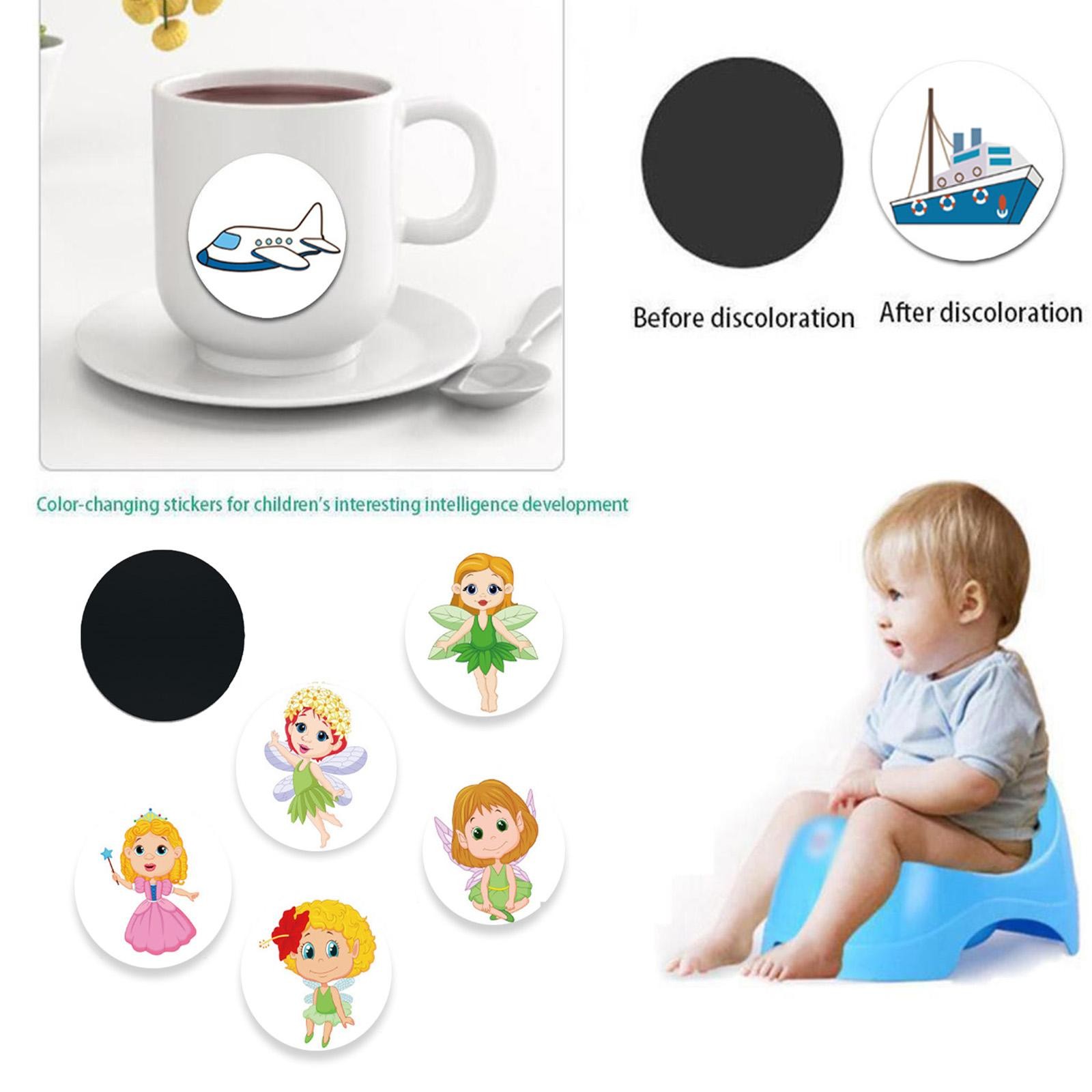 Potty Training Magic Sticker | Potty Training Toilet Sticke Changing Q5X4