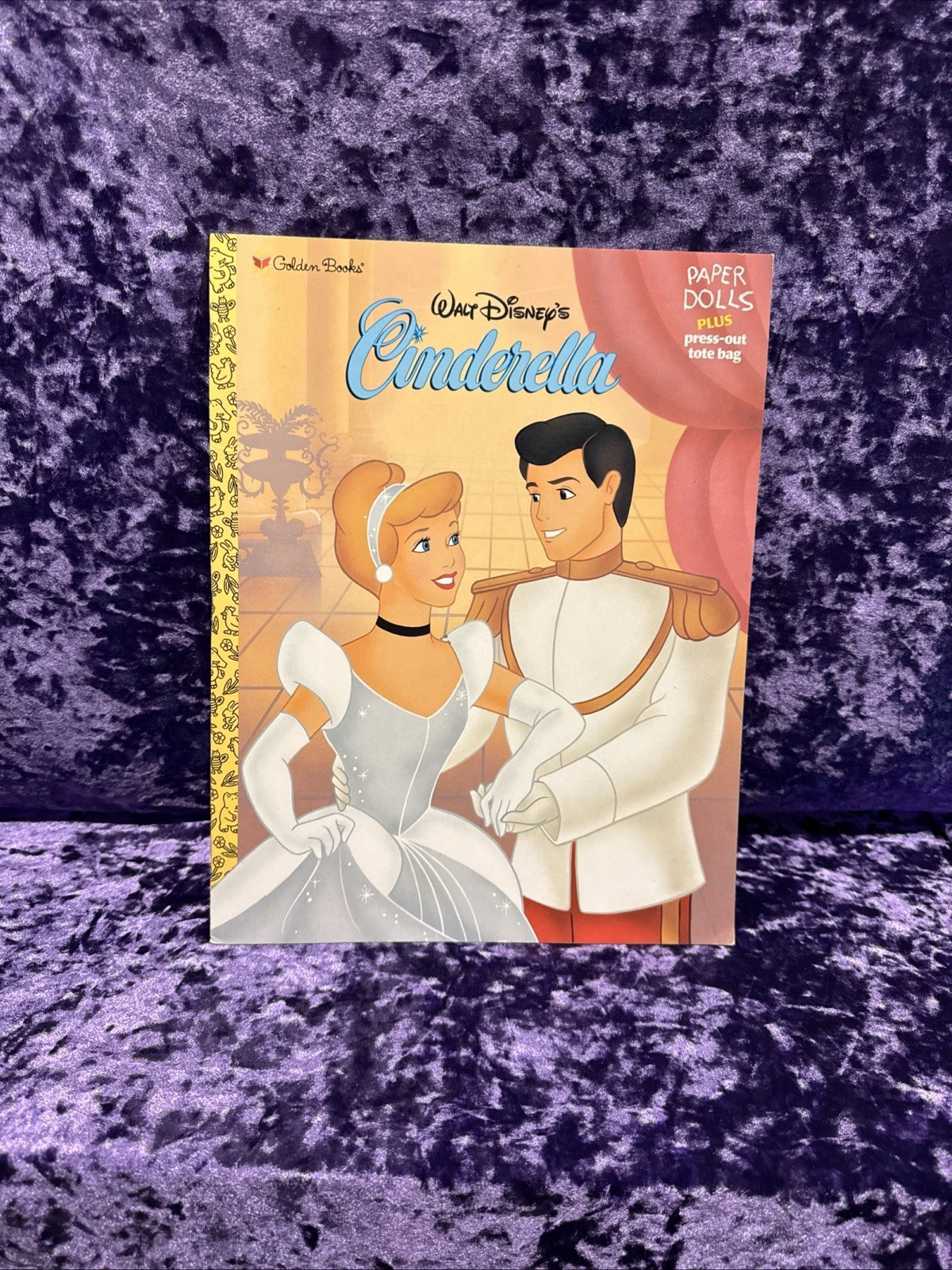 Vintage Walt Disney Cinderella Paper Dolls Golden Books New Unpunched Uncut