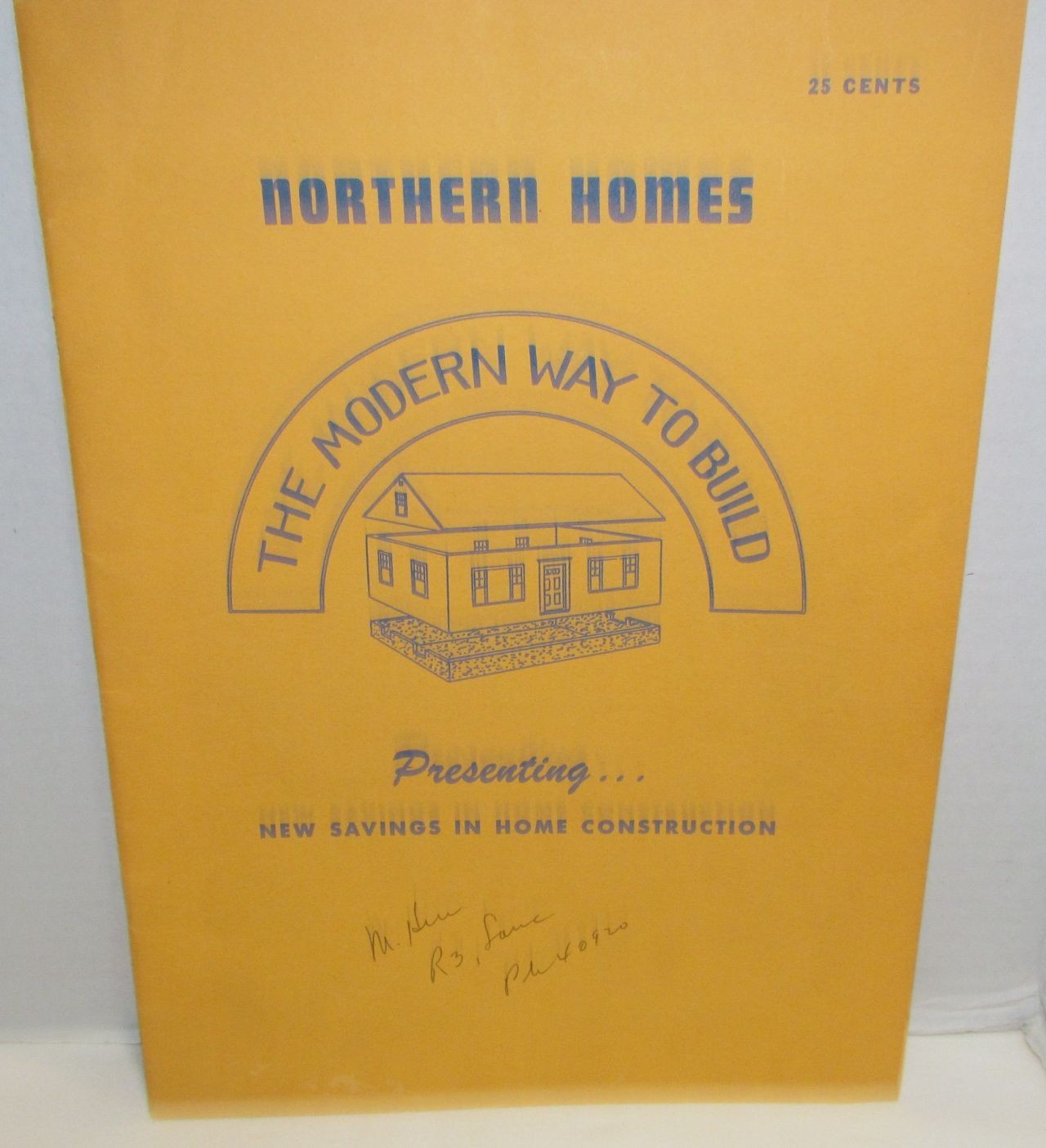 1951 Northern Homes Catalog, Mid Century Modern Pre-Fab Homes w/price list