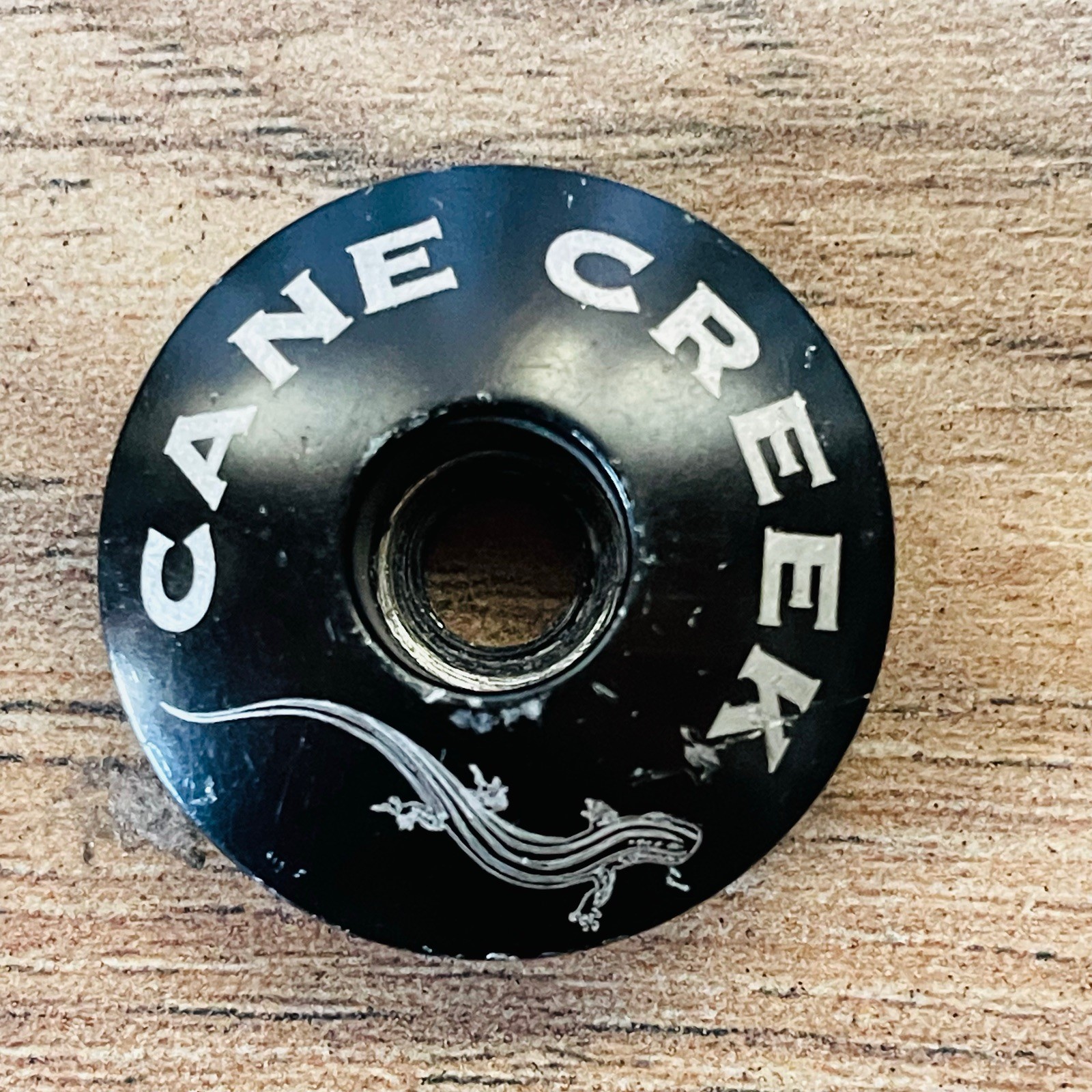 Cane Creek 1 1/8 Threadless Headset Top Cap Black Aluminum