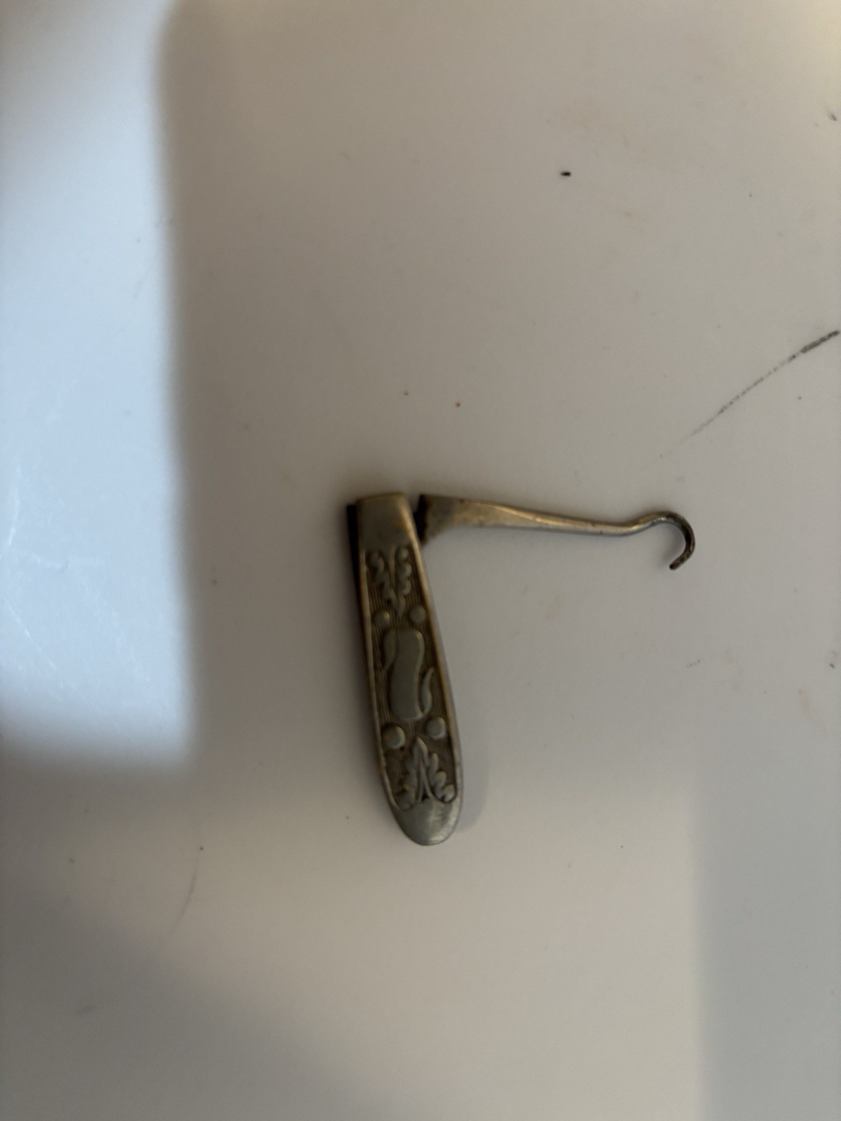 Beautiful Antique Folding Button Hook with nice Design