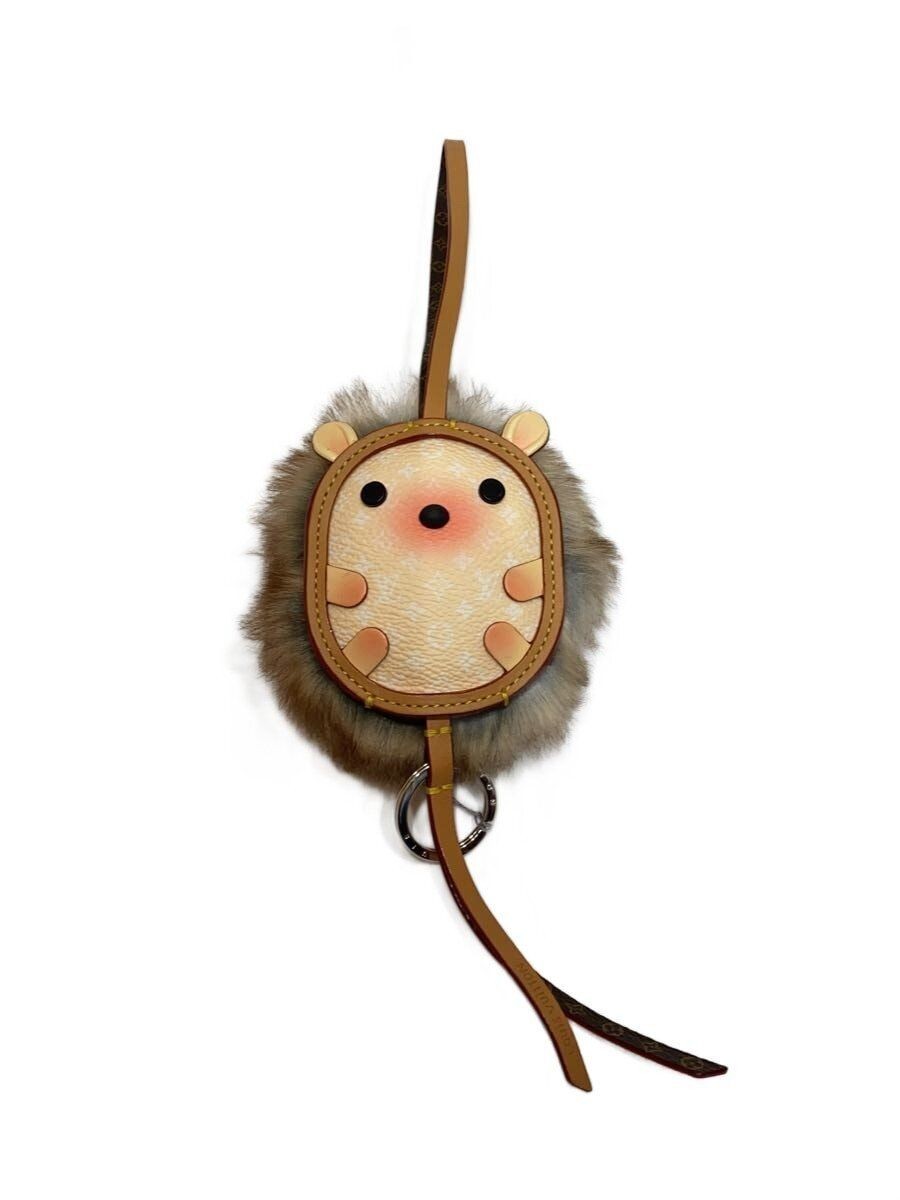 Louis VUITTON Other 26SS Bag Charm LV Hedgehog Canvas BRW Women's M03394 Used