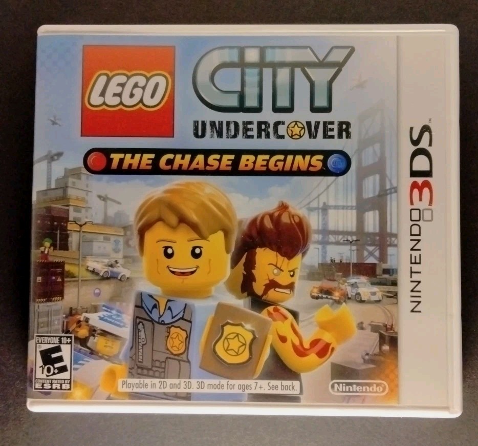 Lego City Undercover Chase Begins Nintendo 3ds Authentic Case Box Artwork ONLY