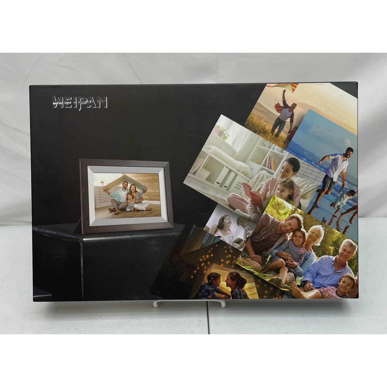 WEIPAN WiFi Digital Picture Frame 10.1" Touch Screen P100 Open Box