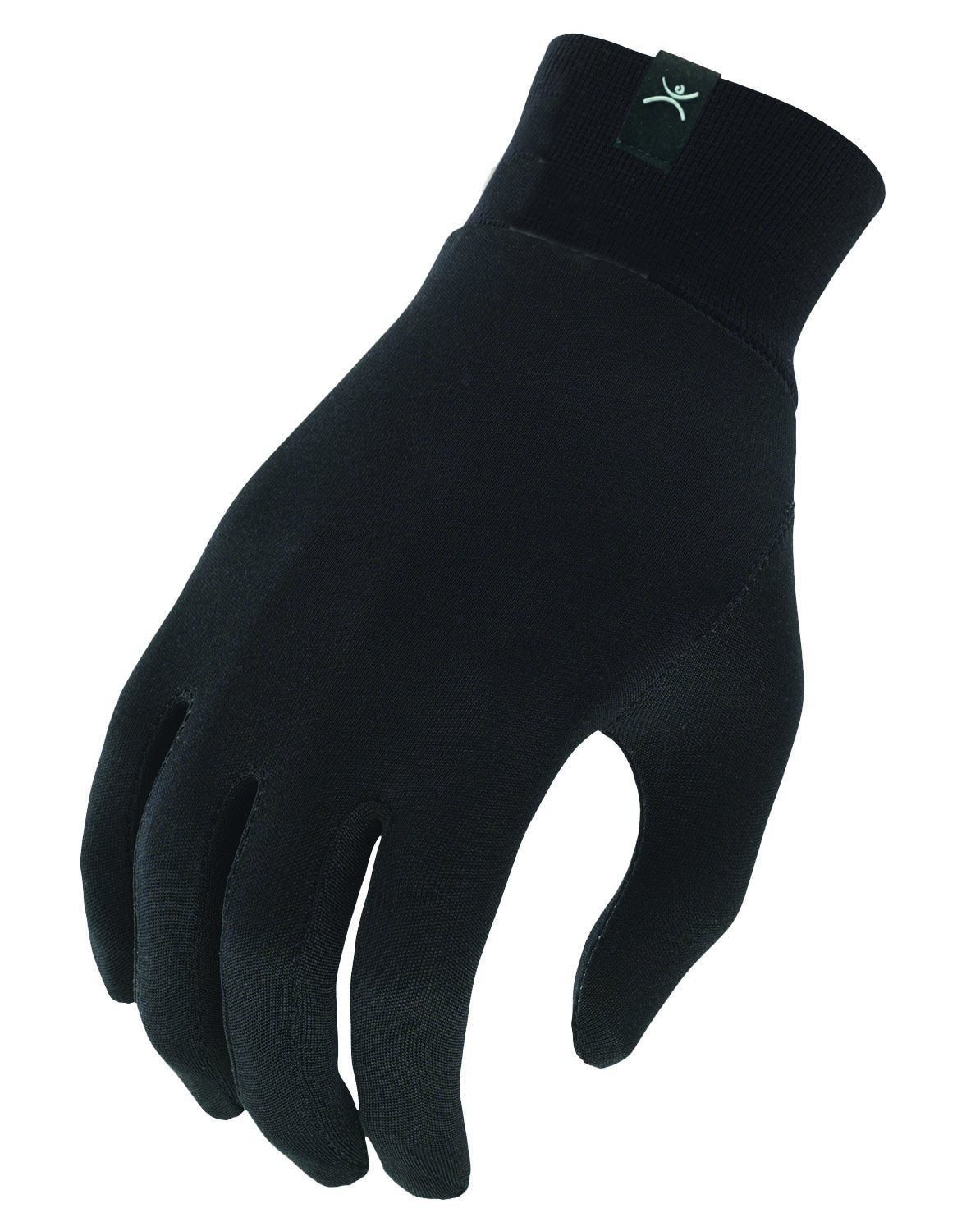Terramar Thermasilk Glove (Black,Large) Large, Black 