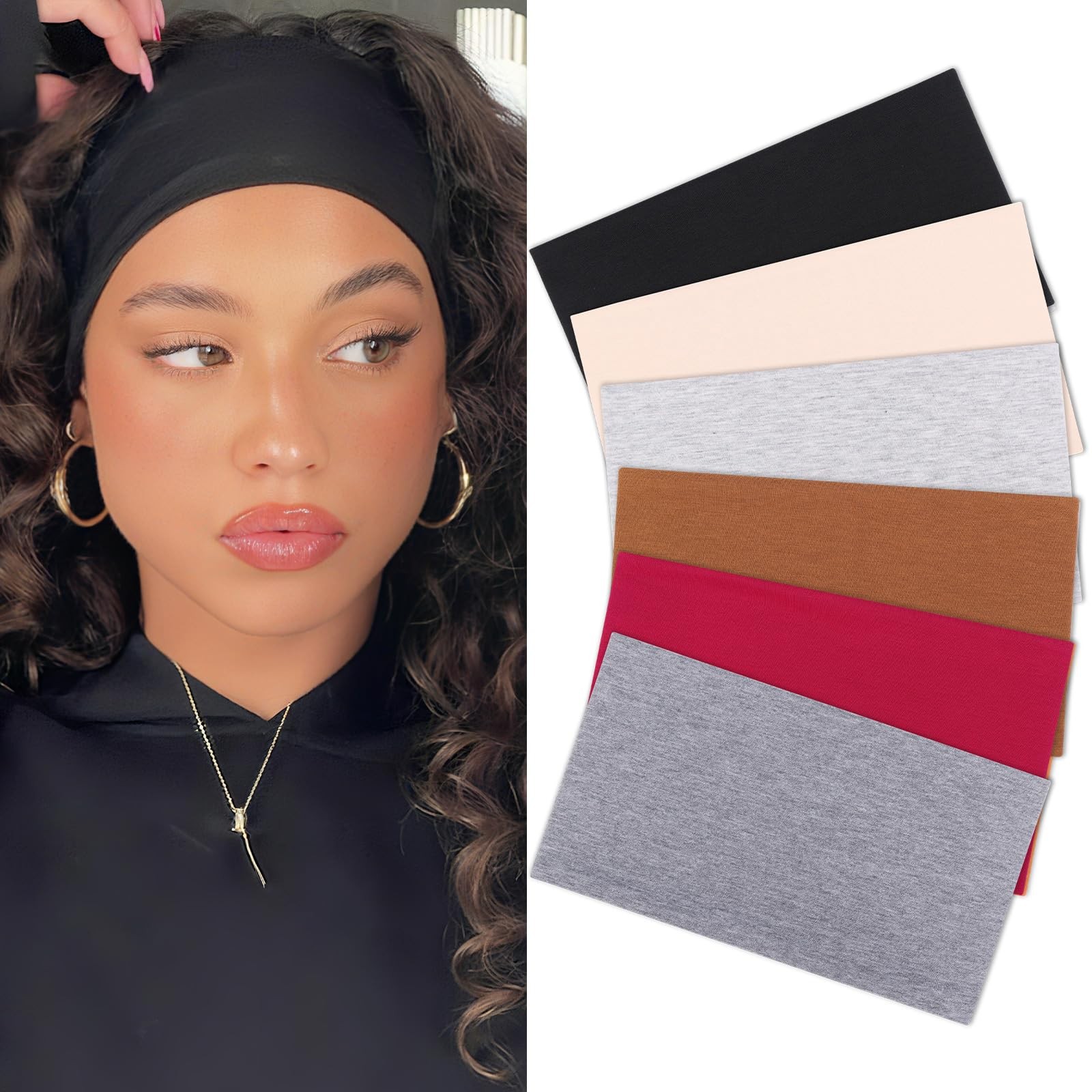 6 1 Count (Pack of 6), Black, Coffee, Wine Red, Beige, Dark Gray, Light Gray 