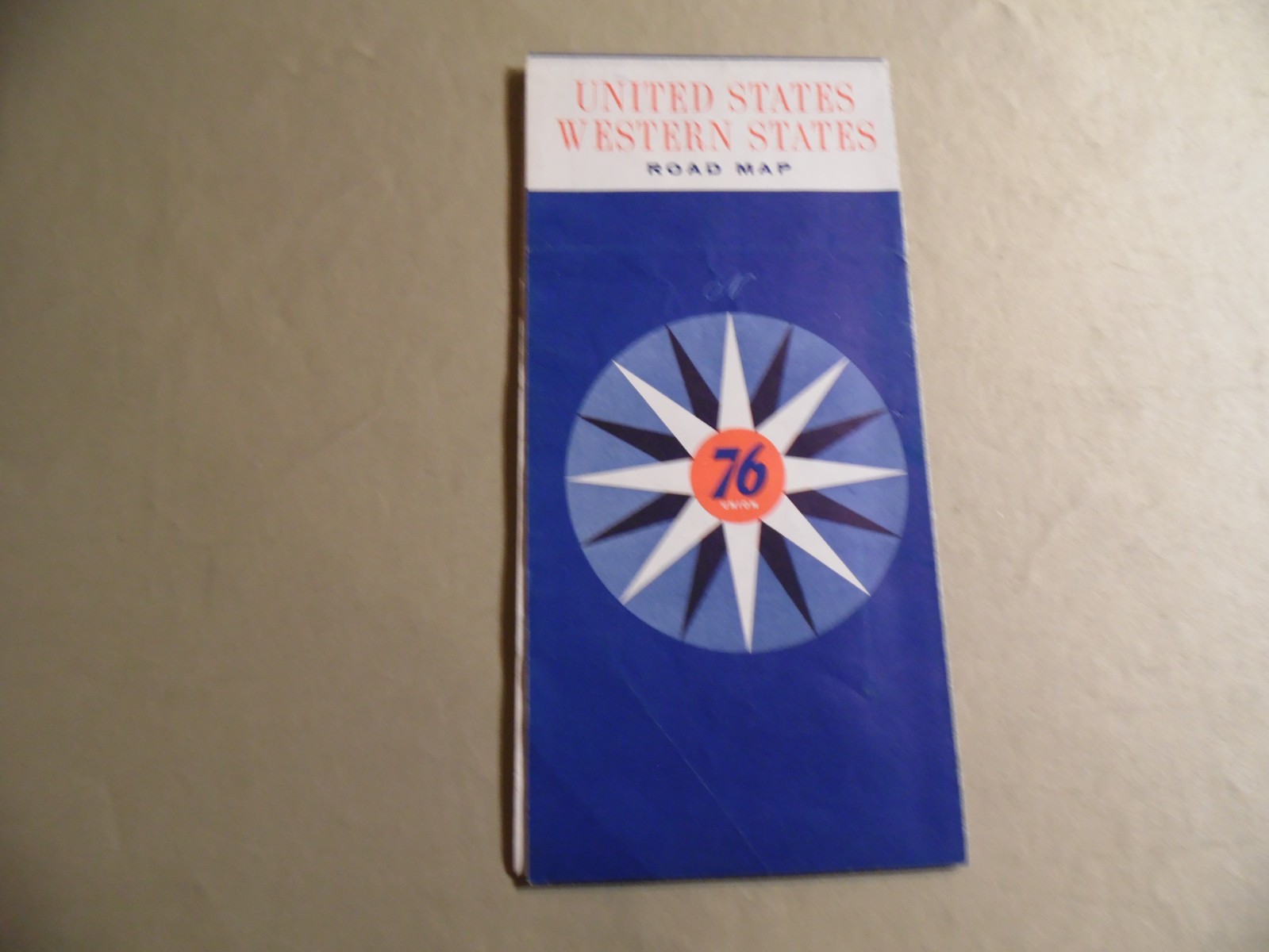 Union 76 United States Western States Road Map / Circa 1960's / Free USA Ship