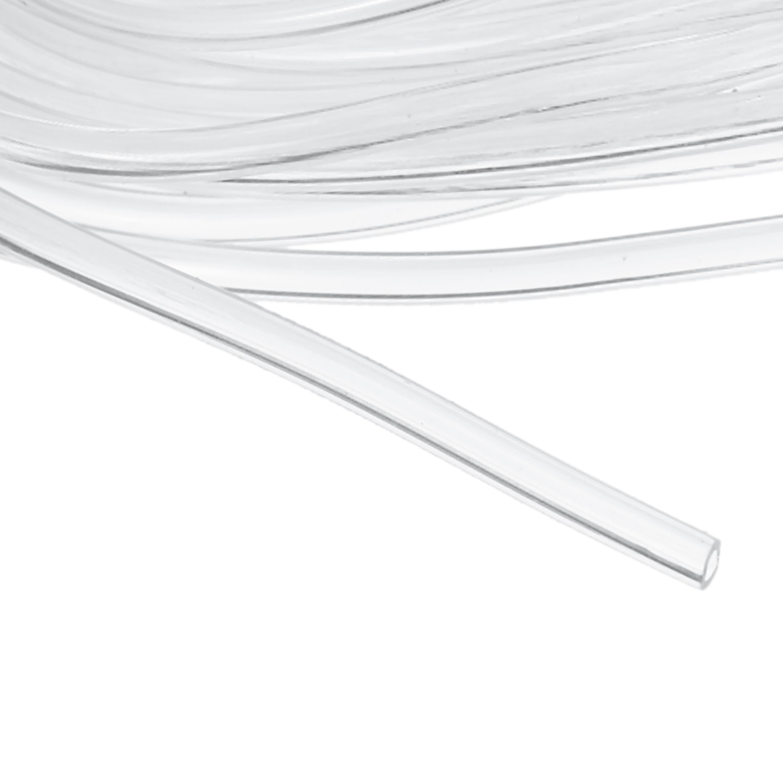 Clear PVC Tubing, 1mm ID x 2mm OD - 15ft PVC Tube Lightweight Vinyl Hose