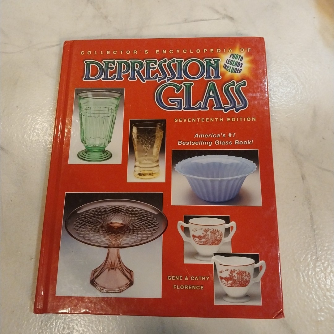 Depression Glass 7th ed. Gene Florence Encyclopedia HB 255 pages Book Bestseller
