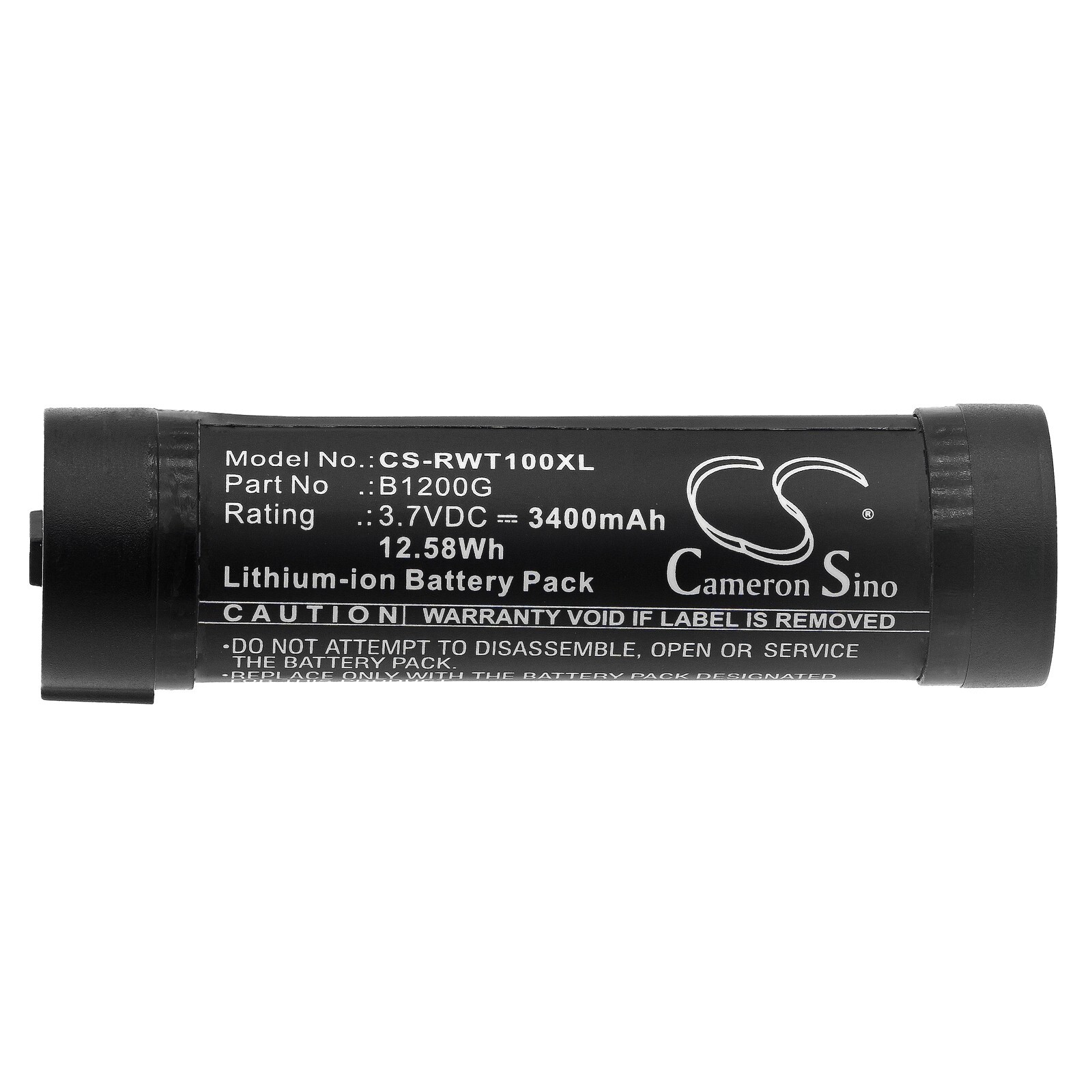 BATTERIE 3400mAh Type B1200G For RealWear HMT-1, CommWear HMT-1