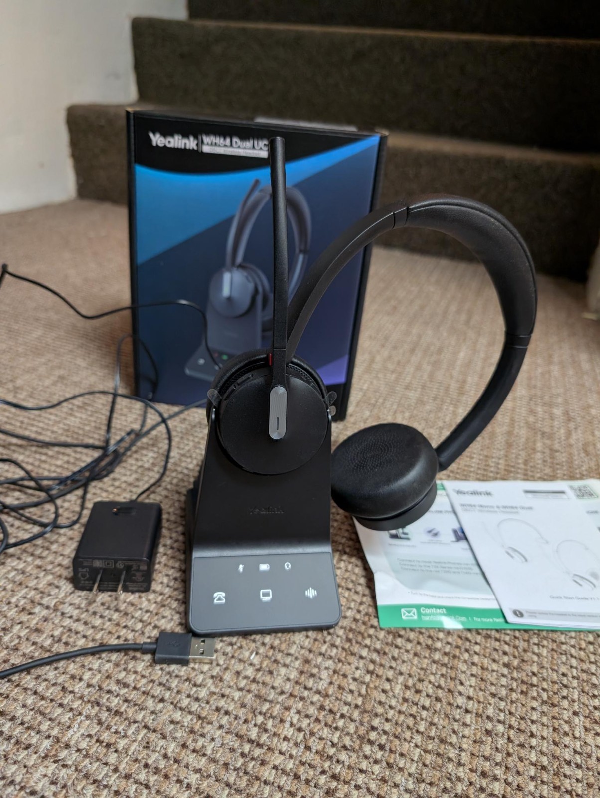 Yealink WH64-DUAL-TEAMS Wireless Headset DECT Bluetooth