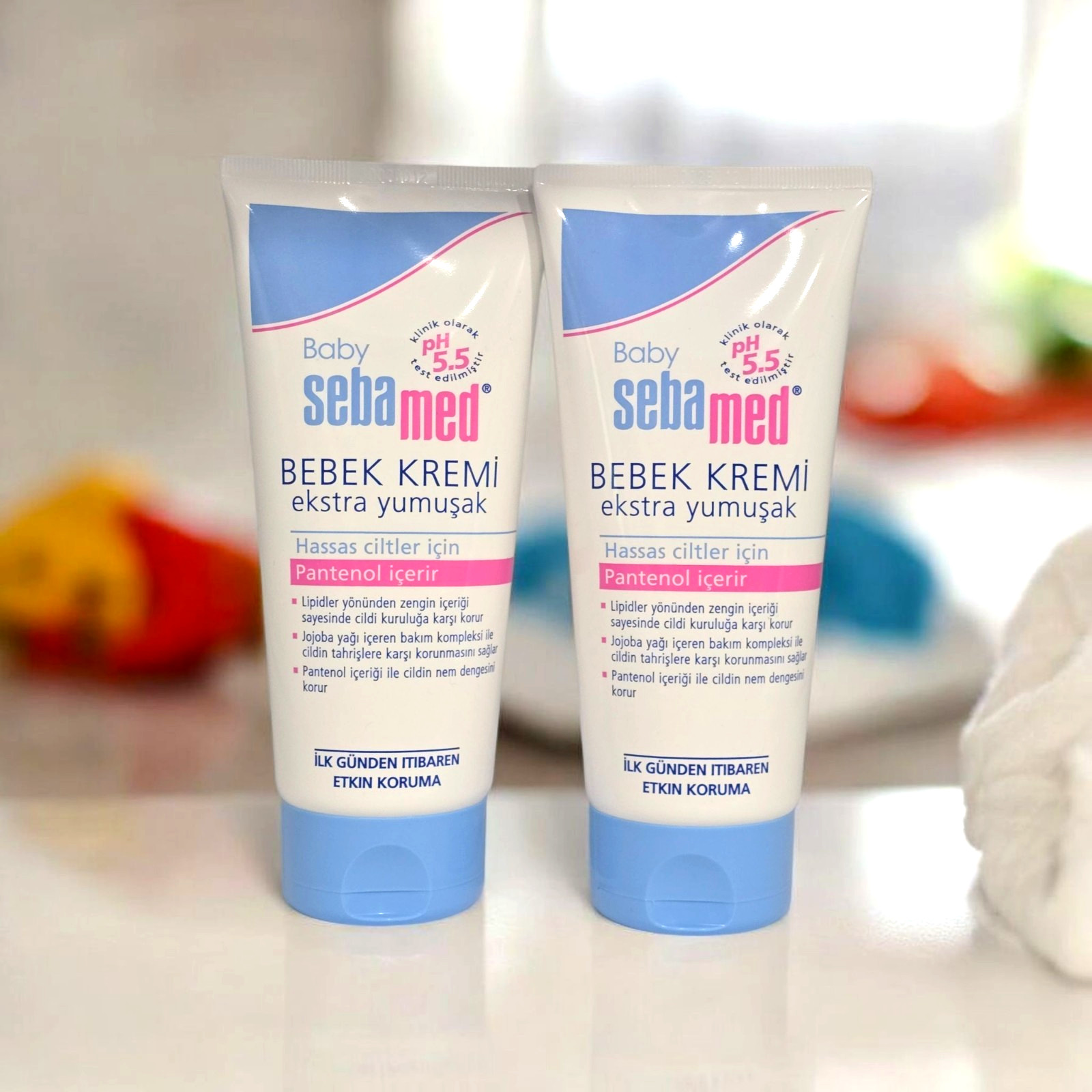 Sebamend Baby Cream EXTRA SOFT (2 Pack) w/Panthenol Sensitive Skin 200ml ea