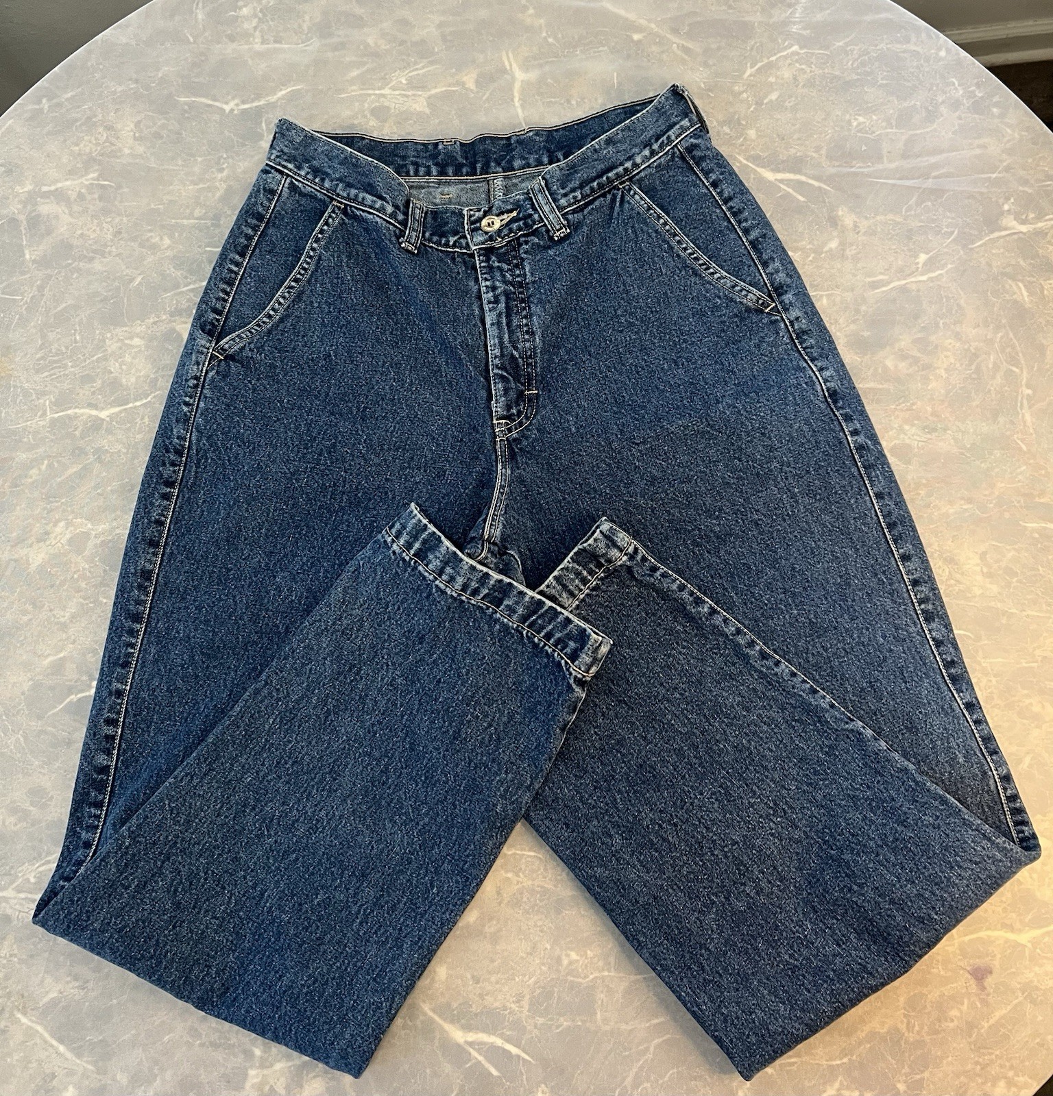 90s Vintage Northern Reflections High Rise Mom Jeans 30x29 – Classic Blue Denim