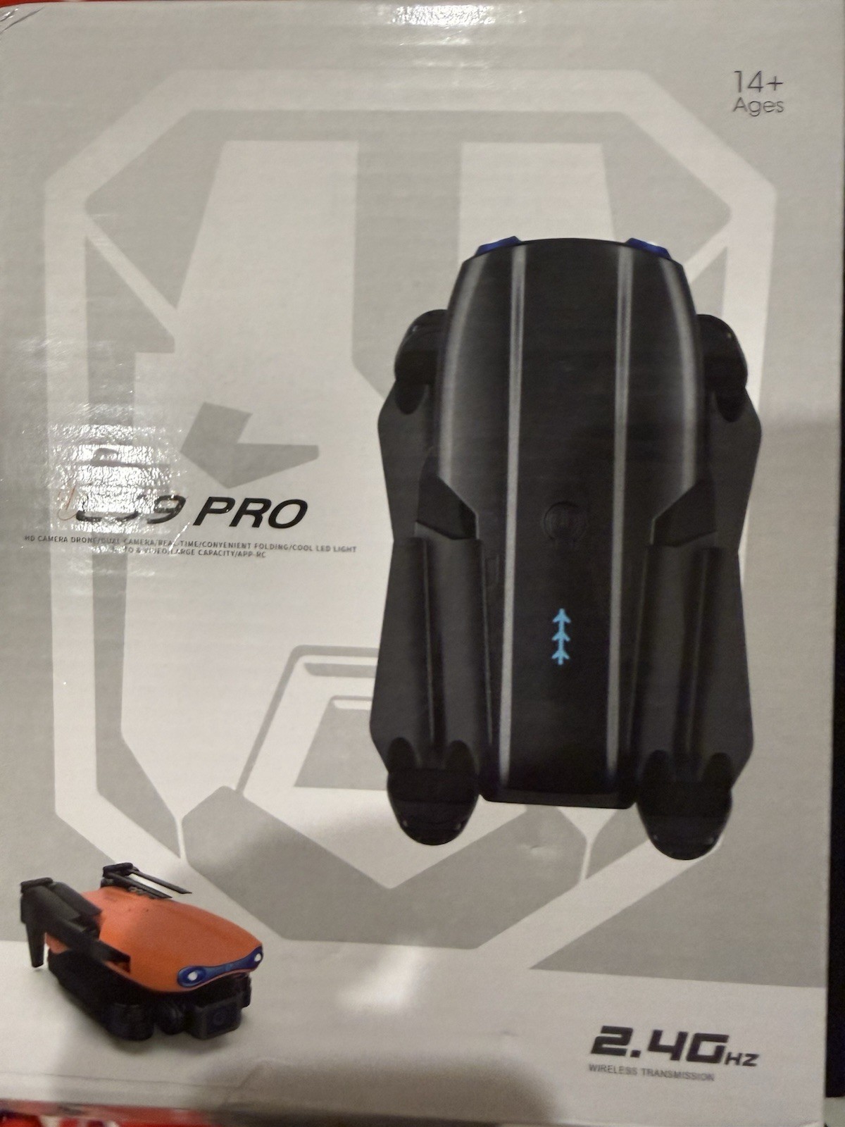 E99 Pro Drone 4K Dual Camera, WiFi FPV, Obstacle Avoidance, Foldable Quadcopter