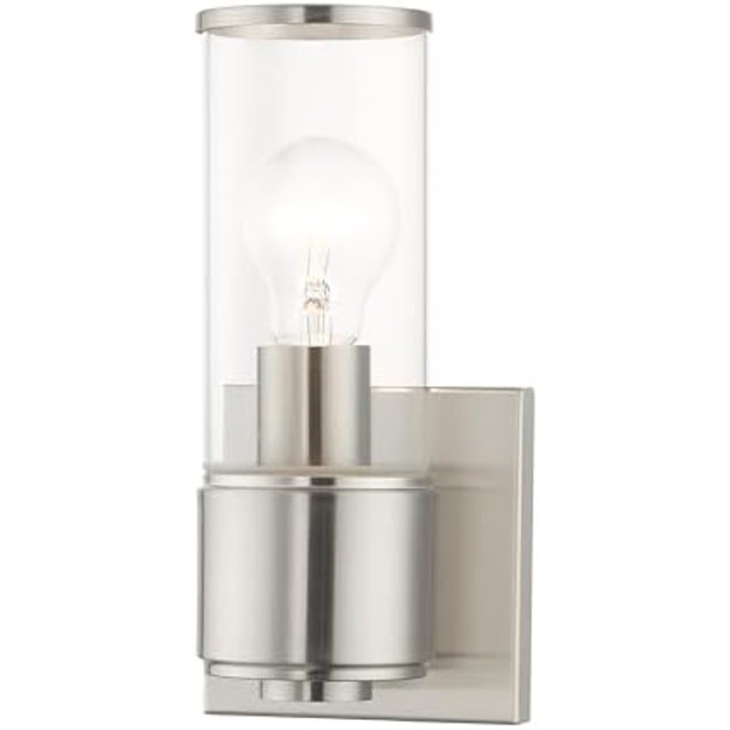 Livex Lighting, 17141-91, Quincy, ADA Sconce, Brushed Nickel