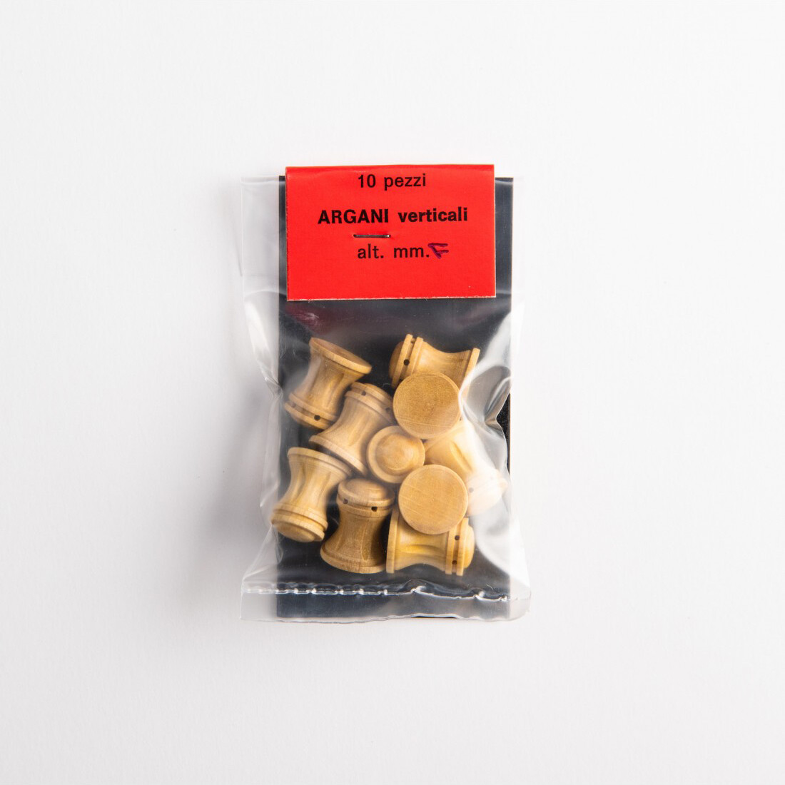 Amati AM4116-02 Vertical Boxwood Type F 16 mm Winches (10 pcs) Modeling