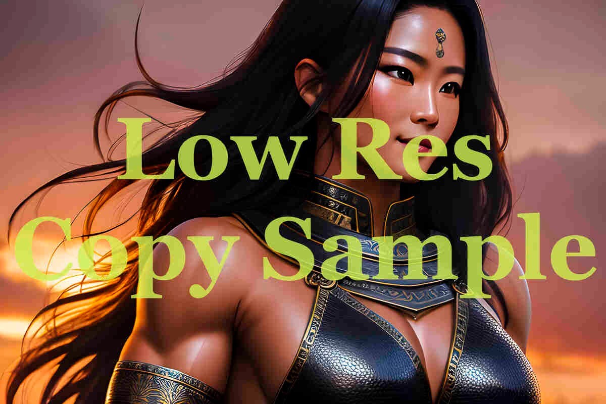 Amazon Women (AI Generated) posing -