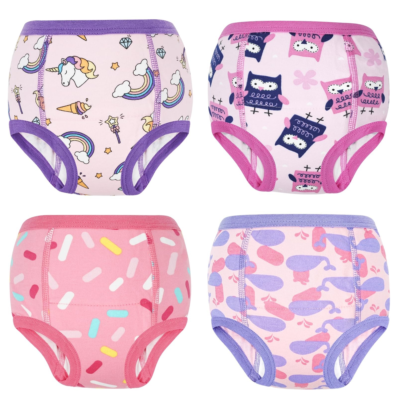 MooMoo Baby 4 Pack Potty Training Underwear 3T