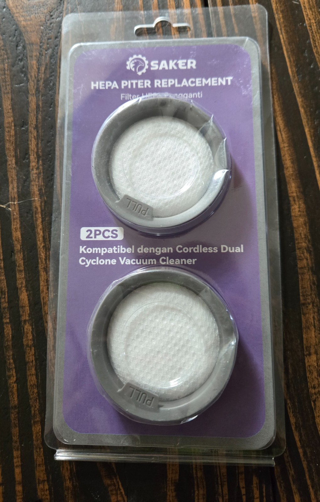 Saker HEPA FILTER REPLACMENT CYCLONE VACUUM CLEANER  Brand New Sealed 2 Count