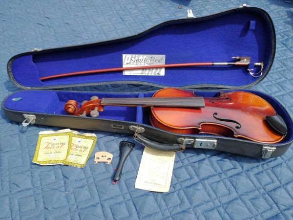 SUZUKI Suzuki Violin Beautiful Tiger Eye No.19 1969 Beautiful Vintage Suzuki